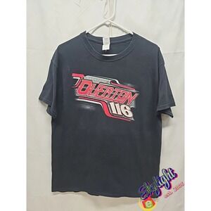 Gildan Black Outlaw Brandon Racing T Shirt Overton Dirt Late Model Size Large